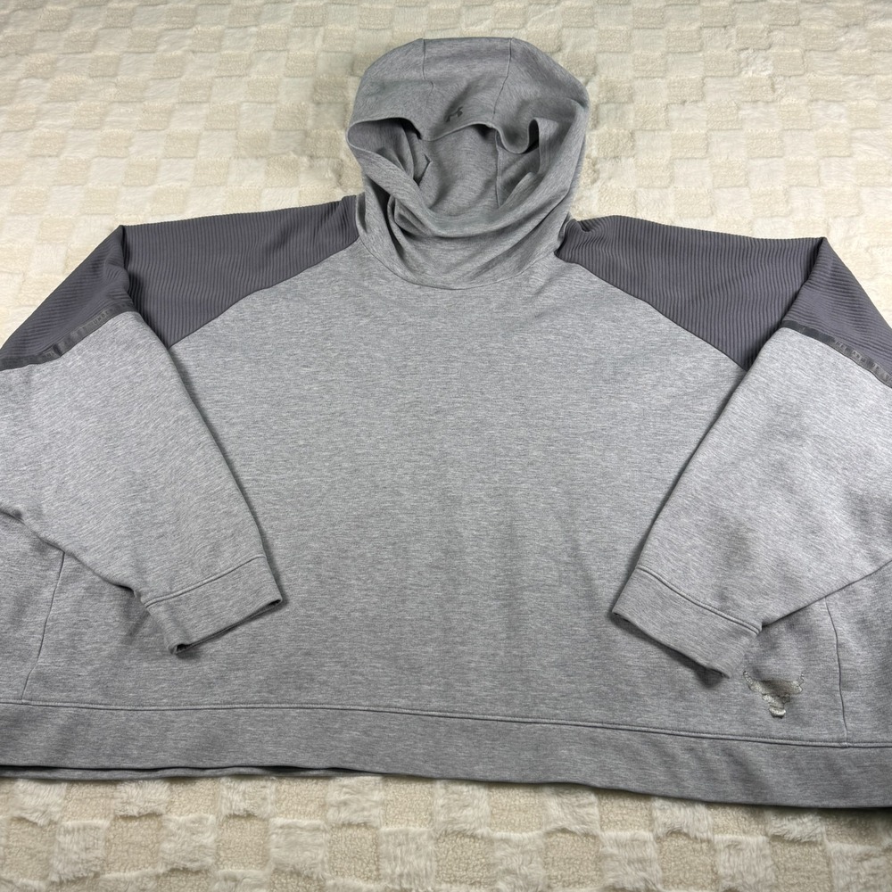 Under Armour Project Rock Oversized All Day Hustle Hoodie Women's Large‎ Gray